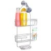 Home Basics Element Shower Caddy in Satin Nickel