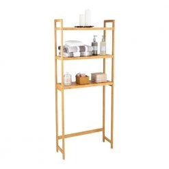 OIA 10 in. x 28 in. x 66.5 in. Over the Toilet Bamboo Space Saver Shelf 13 OIA 10 in. x 28 in. x 66.5 in. Over the Toilet Bamboo Space Saver Shelf -Toilet Storage Shop bamboo oia over the toilet storage nh 29941w 1 66 1000