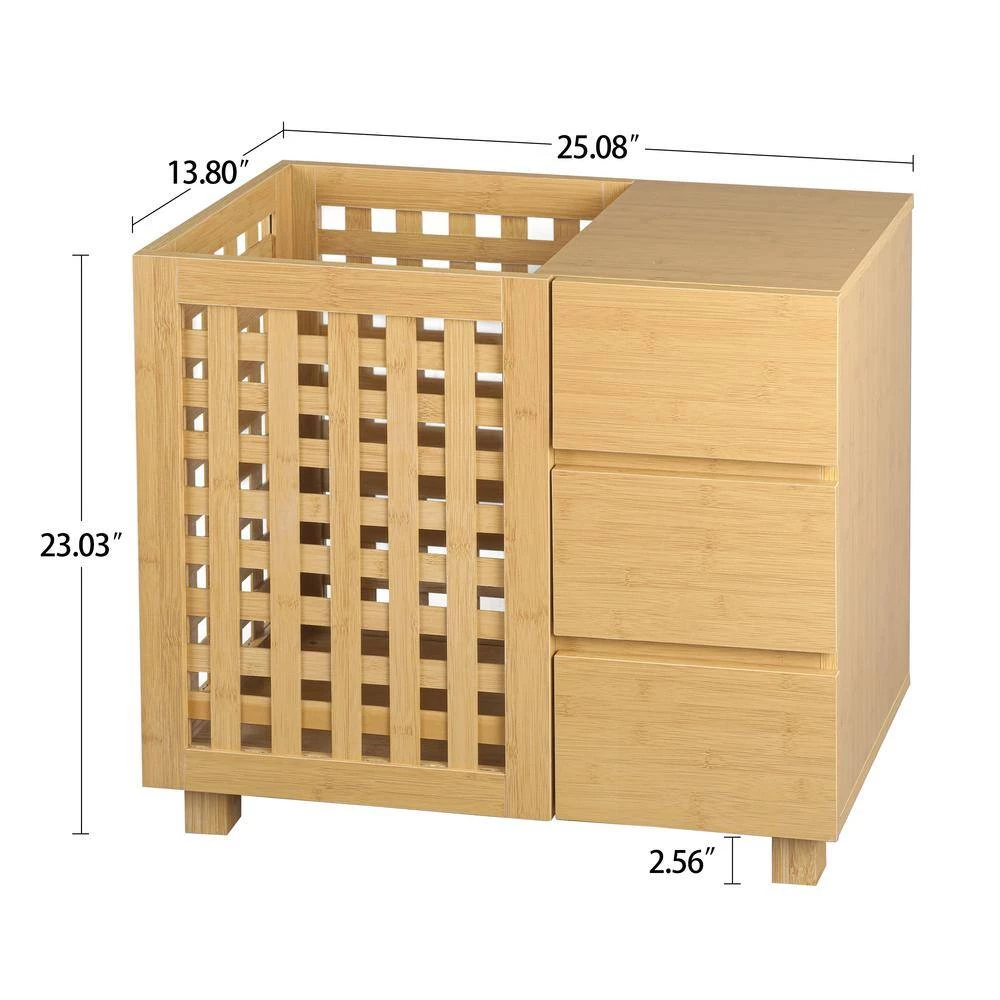 Unbranded Bathroom storage basket with drawer 4 Unbranded Bathroom storage basket with drawer - Image 2