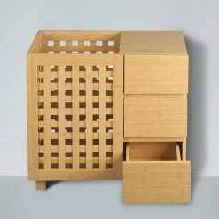 Unbranded Freestanding Mounting Bathroom Storage Basket with Drawer in Beige Single 11 Unbranded Freestanding Mounting Bathroom Storage Basket with Drawer in Beige Single -Toilet Storage Shop beige shower caddies yt129554041 31 1000