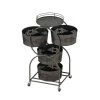 Aurora Decor AMA 16 in. W x 16 in. H x 34 in. D black Over-the-Toilet Storage Removable Rack Shelf Bathroom Kitchen Storage Wheels 2 Aurora Decor AMA 16 in. W x 16 in. H x 34 in. D black Over-the-Toilet Storage Removable Rack Shelf Bathroom Kitchen Storage Wheels -Toilet Storage Shop black aurora decor over the toilet storage bsychd2b03b 64 1000