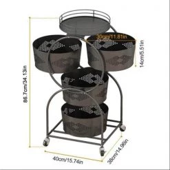 Aurora Decor AMA 16 in. W x 16 in. H x 34 in. D black Over-the-Toilet Storage Removable Rack Shelf Bathroom Kitchen Storage Wheels -Toilet Storage Shop black aurora decor over the toilet storage bsychd2b03b 76 1000