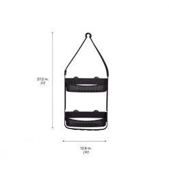 Bath Bliss 2 Way Convertible Shower Caddy in Matte Black 15 Bath Bliss 2 Way Convertible Shower Caddy in Matte Black -Toilet Storage Shop black bath bliss shower caddies 27190 matteblk 44 1000