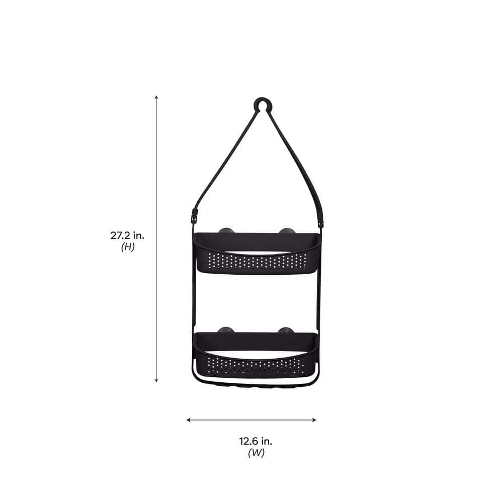 Bath Bliss 2 Way Convertible Shower Caddy in Matte Black 8 Bath Bliss 2 Way Convertible Shower Caddy in Matte Black - Image 6