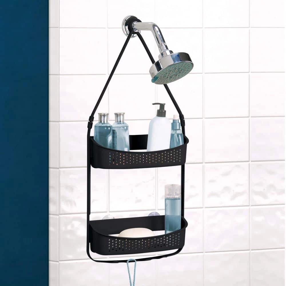 Bath Bliss 2 Way Convertible Shower Caddy in Matte Black 4 Bath Bliss 2 Way Convertible Shower Caddy in Matte Black - Image 2