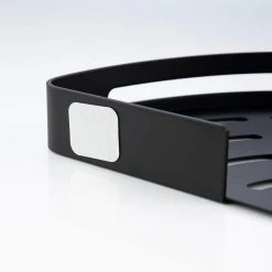 INSTER 2- Pack Wall Mount Stainless Steel Bathroom Corner Shelf with Rain Stand, Waterproof, Corrosion Resistant, in Black -Toilet Storage Shop black inster shower caddies hddtmjj0012 4f 1000