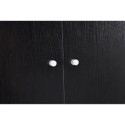 Whatseaso 24.8 in. W x 76.77 in. H x 7.87 in. D Black MDF Over-the-Toilet Storage Bathroom Space Saver Storage Cabinet in Black -Toilet Storage Shop black over the toilet storage aun 110511138 fa 1000