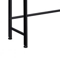 Benjara Hugh 9.8 in. W x 65 in. H x 24.8 in. D Brown Over-the-Toilet Storage Bathroom Rack in Brown and Black -Toilet Storage Shop brown and black benjara over the toilet storage bm274769 1f 1000