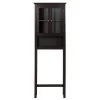 Glitzhome 24 in. W x 68.26 in. H x 7.5 in. D Espresso Over-the-Toilet Storage 2 Glitzhome 24 in. W x 68.26 in. H x 7.5 in. D Espresso Over-the-Toilet Storage -Toilet Storage Shop brown glitzhome over the toilet storage gh1001003542 64 1000