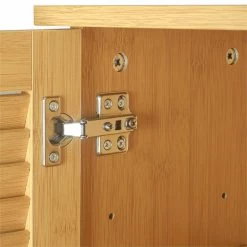 Aoibox 23.62 in. W x 62.4 in. H x 9.06 in. D Brown Bamboo Bathroom Over-the-Toilet Storage, Washing Machine Rack, 3-Shelves -Toilet Storage Shop brown over the toilet storage snmx3354 4f 1000