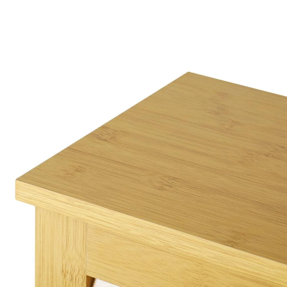 Unbranded Doonans 23.62 in. W x 62.4 in. H x 9.06 in. D Brown Bamboo Over-the-Toilet Storage 9 Unbranded Doonans 23.62 in. W x 62.4 in. H x 9.06 in. D Brown Bamboo Over-the-Toilet Storage - Image 7