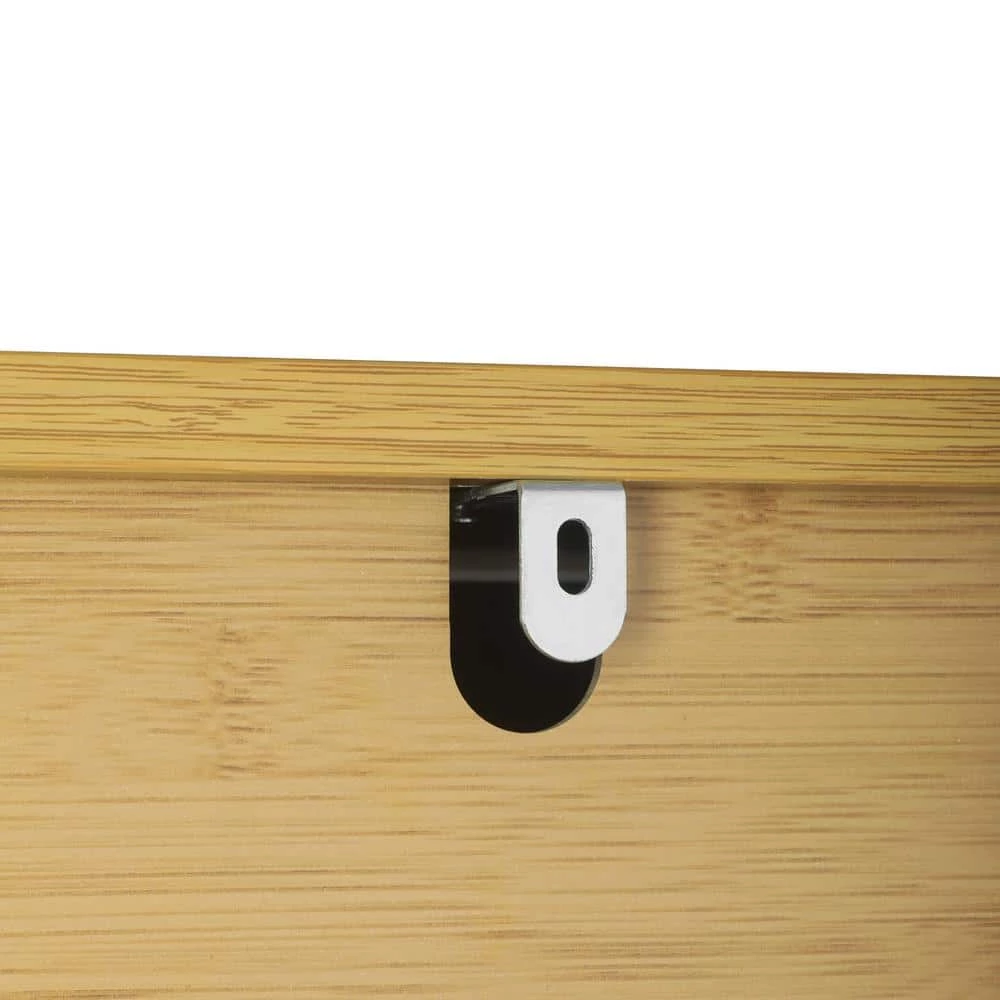 Unbranded Claudie 23.62 in. W x 62.40 in. H x 9.06 in. D Brown MDF Over-the-Toilet Storage in Brown 10 Unbranded Claudie 23.62 in. W x 62.40 in. H x 9.06 in. D Brown MDF Over-the-Toilet Storage in Brown - Image 8