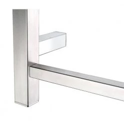 ANZZI Charles Series 6-Bar Stainless Steel Wall Mounted Electric Towel Warmer Rack in Brushed Nickel -Toilet Storage Shop brushed nickel anzzi towel warmers tw az014bn 44 1000