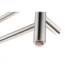 ANZZI Glow 4-Bar Electric Towel Warmer in Brushed Nickel -Toilet Storage Shop brushed nickel anzzi towel warmers tw az018bn 66 1000