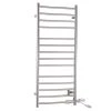 ANZZI Elgon 14-Bar Stainless Steel Electric Wall Mounted Towel Warmer Rack in Brushed Nickel -Toilet Storage Shop brushed nickel anzzi towel warmers tw wm105bn 64 1000