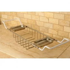 Kingston Brass Claw Foot Bathtub Caddy in Brushed Nickel -Toilet Storage Shop brushed nickel kingston brass shower caddies hcc2158 1f 1000