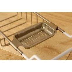 Kingston Brass Claw Foot Bathtub Caddy in Brushed Nickel -Toilet Storage Shop brushed nickel kingston brass shower caddies hcc2158 4f 1000