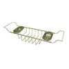 Kingston Brass Claw Foot Bathtub Caddy in Brushed Nickel