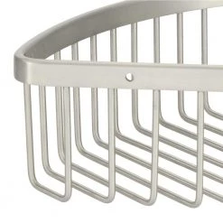 KOHLER Medium Shower Basket in Brushed Stainless -Toilet Storage Shop brushed stainless kohler shower caddies k 1896 bs e1 1000