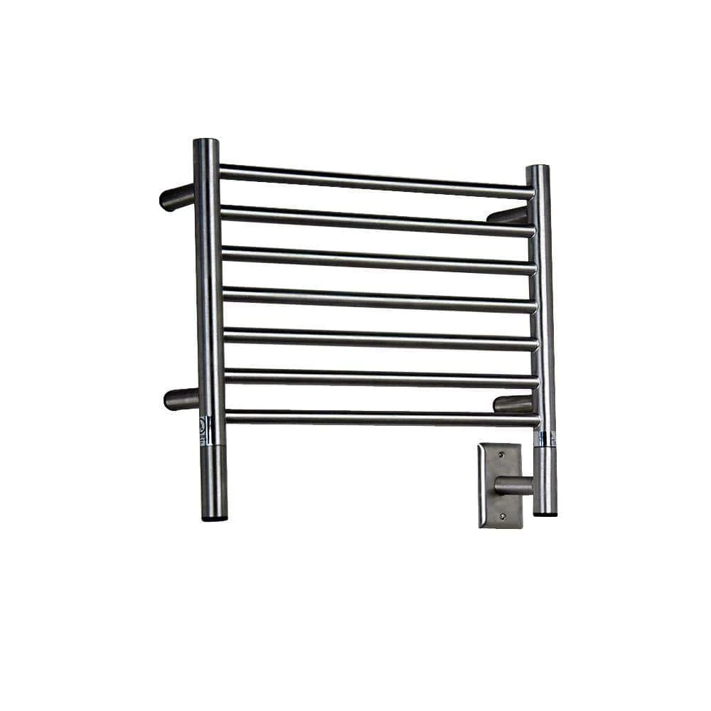 Amba Jeeves H-Straight 7-Bar Hardwired Electric Towel Warmer in Brushed Stainless Steel 3 Amba Jeeves H-Straight 7-Bar Hardwired Electric Towel Warmer in Brushed Stainless Steel