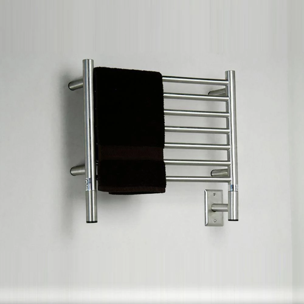 Amba Jeeves H-Straight 7-Bar Hardwired Electric Towel Warmer in Brushed Stainless Steel 4 Amba Jeeves H-Straight 7-Bar Hardwired Electric Towel Warmer in Brushed Stainless Steel - Image 2