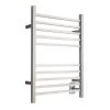 Amba Radiant Square 10-Bar Hardwired Electric Towel Warmer in Brushed Stainless Steel 1 Amba Radiant Square 10-Bar Hardwired Electric Towel Warmer in Brushed Stainless Steel -Toilet Storage Shop brushed stainless steel amba towel warmers rswh b 64 1000