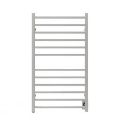 Amba Radiant Square Large 12-Bar Hardwired Electric Towel Warmer in Brushed Stainless Steel -Toilet Storage Shop brushed stainless steel amba towel warmers rswhl b 40 1000
