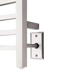 Amba Radiant Square Large 12-Bar Hardwired Electric Towel Warmer in Brushed Stainless Steel -Toilet Storage Shop brushed stainless steel amba towel warmers rswhl b a0 1000