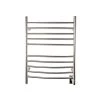 Amba Radiant Curved 10-Bar Hardwired Electric Towel Warmer in Brushed Stainless Steel 2 Amba Radiant Curved 10-Bar Hardwired Electric Towel Warmer in Brushed Stainless Steel -Toilet Storage Shop brushed stainless steel amba towel warmers rwh cb 64 1000