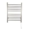 Amba Radiant Straight 10-Bar Plug-In Electric Towel Warmer in Brushed Stainless Steel -Toilet Storage Shop brushed stainless steel amba towel warmers rwp sb 64 1000