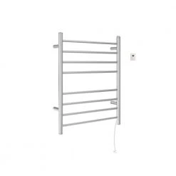 Ancona Prestige Dual 8-Bar Hardwired and Plug-in Towel Warmer in Brushed Stainless Steel with Timer -Toilet Storage Shop brushed stainless steel ancona towel warmers an 5322t 40 1000