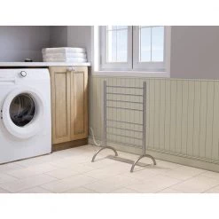 Ancona Essentia 8-Bar Freestanding Plug-in Towel Warmer in Brushed Stainless Steel 7 Ancona Essentia 8-Bar Freestanding Plug-in Towel Warmer in Brushed Stainless Steel -Toilet Storage Shop brushed stainless steel ancona towel warmers an 5639 40 1000