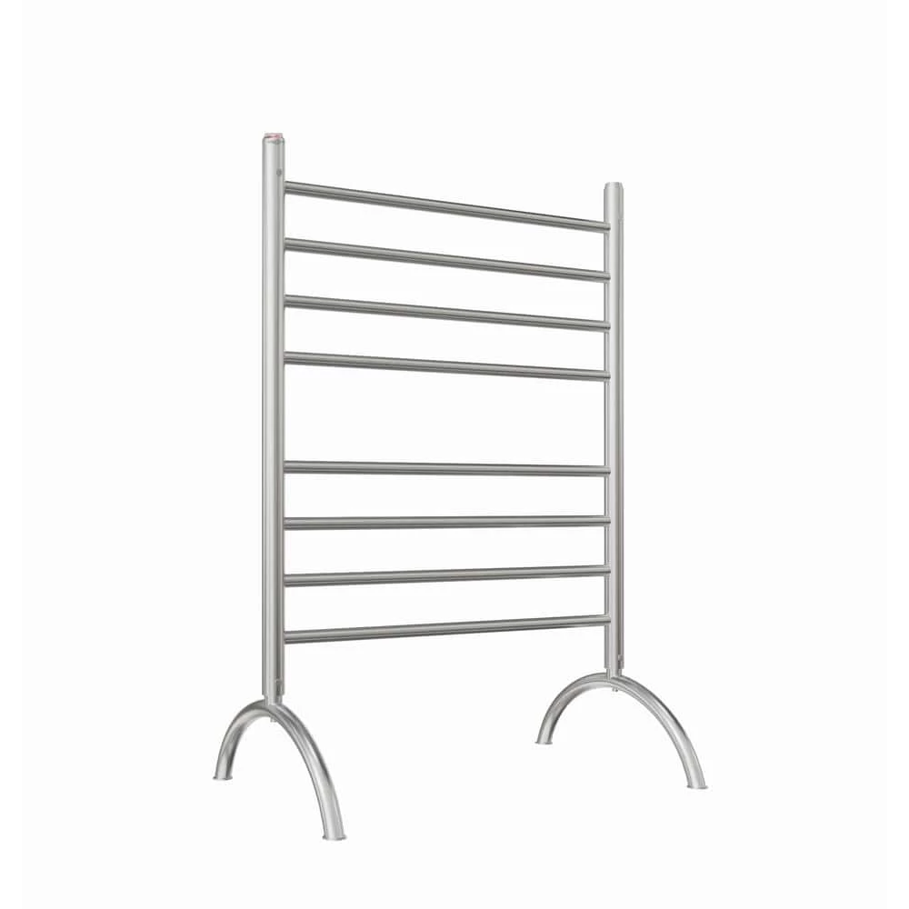 Ancona Essentia 8-Bar Freestanding Plug-in Towel Warmer in Brushed Stainless Steel 2 Ancona Essentia 8-Bar Freestanding Plug-in Towel Warmer in Brushed Stainless Steel