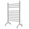 Kingston Brass Templeton 10-Bar Plug-In Freestanding Towel Warmer in Brushed Stainless Steel -Toilet Storage Shop brushed stainless steel kingston brass towel warmers htwf3123sn 64 1000