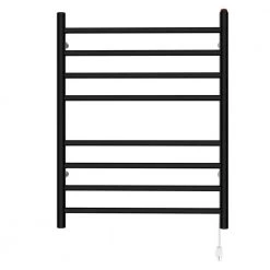 Kingston Brass Templeton Radiant 8-Bar Electric Towel Warmer in Matte Black 13 Kingston Brass Templeton Radiant 8-Bar Electric Towel Warmer in Matte Black -Toilet Storage Shop brushed stainless steel kingston brass towel warmers htww3624mb 31 1000