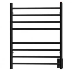 Kingston Brass Templeton Radiant 8-Bar Electric Towel Warmer in Matte Black 10 Kingston Brass Templeton Radiant 8-Bar Electric Towel Warmer in Matte Black -Toilet Storage Shop brushed stainless steel kingston brass towel warmers htww3624mb 4f 1000