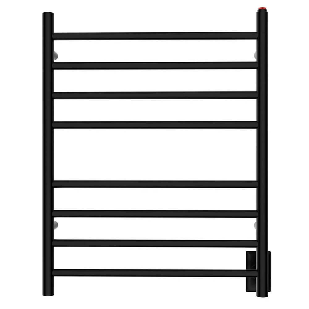 Kingston Brass Templeton Radiant 8-Bar Electric Towel Warmer in Matte Black 5 Kingston Brass Templeton Radiant 8-Bar Electric Towel Warmer in Matte Black - Image 3