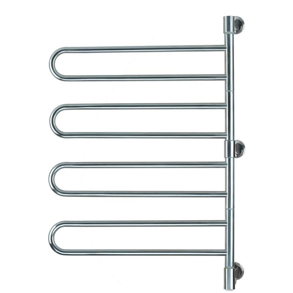 Amba Swivel Jill Large 8-Bar Plug-in Electric Towel Warmer in Brushed Stainless Steel 3 Amba Swivel Jill Large 8-Bar Plug-in Electric Towel Warmer in Brushed Stainless Steel