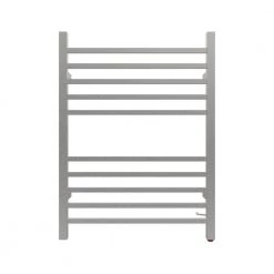 Amba Radiant Square 10-Bar Plug-In Electric Towel Warmer in Brushed Stainless Steel -Toilet Storage Shop brushed stainless steel towel warmers rswp b 40 1000