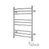 WarmlyYours 32 in. 9-Bars Stainless Steel Riviera Dual Connect Towel Warmer in Brushed 2 WarmlyYours 32 in. 9-Bars Stainless Steel Riviera Dual Connect Towel Warmer in Brushed -Toilet Storage Shop brushed warmlyyours towel warmers tw r09bs hp 64 1000