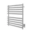 WarmlyYours Rome 10-Bars Hardwired 120-Volt 31 in. Towel Warmer in Brushed Stainless Steel 2 WarmlyYours Rome 10-Bars Hardwired 120-Volt 31 in. Towel Warmer in Brushed Stainless Steel -Toilet Storage Shop brushed warmlyyours towel warmers tws7 rom10bh 64 1000