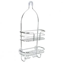 Bath Bliss Oval Wire Shower Caddy - Holland -CHR 7 Bath Bliss Oval Wire Shower Caddy - Holland -CHR -Toilet Storage Shop chrome bath bliss shower caddies 23385 chr 4f 1000
