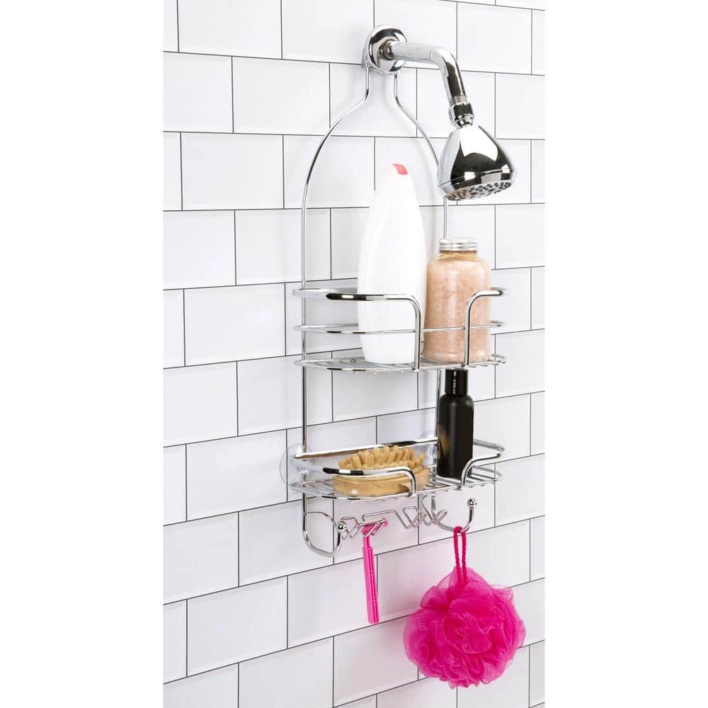Bath Bliss Oval Wire Shower Caddy - Holland -CHR 4 Bath Bliss Oval Wire Shower Caddy - Holland -CHR - Image 2