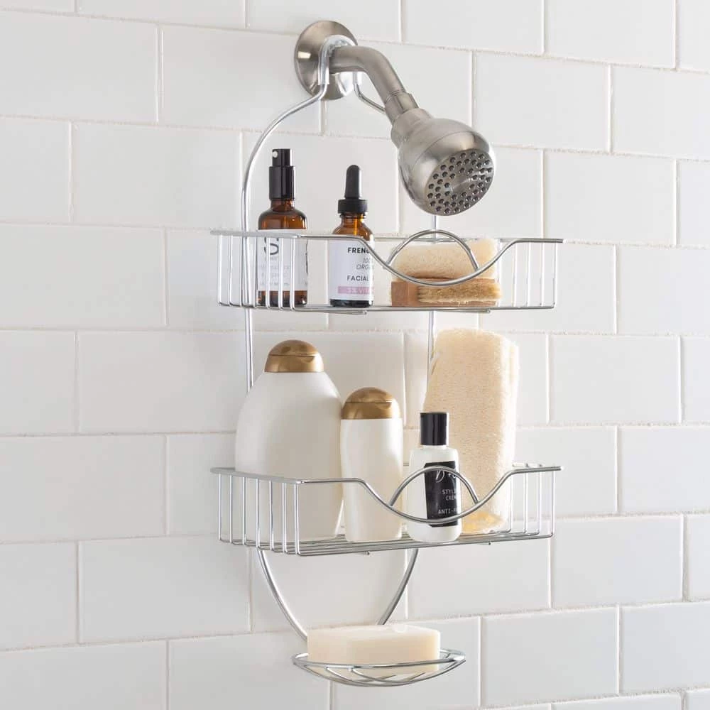 Bath Bliss Rainbow Design Shower Caddy in Chrome 5 Bath Bliss Rainbow Design Shower Caddy in Chrome - Image 3
