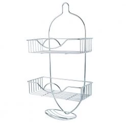 Bath Bliss Rainbow Design Shower Caddy in Chrome 15 Bath Bliss Rainbow Design Shower Caddy in Chrome -Toilet Storage Shop chrome bath bliss shower caddies 4707 chr 76 1000