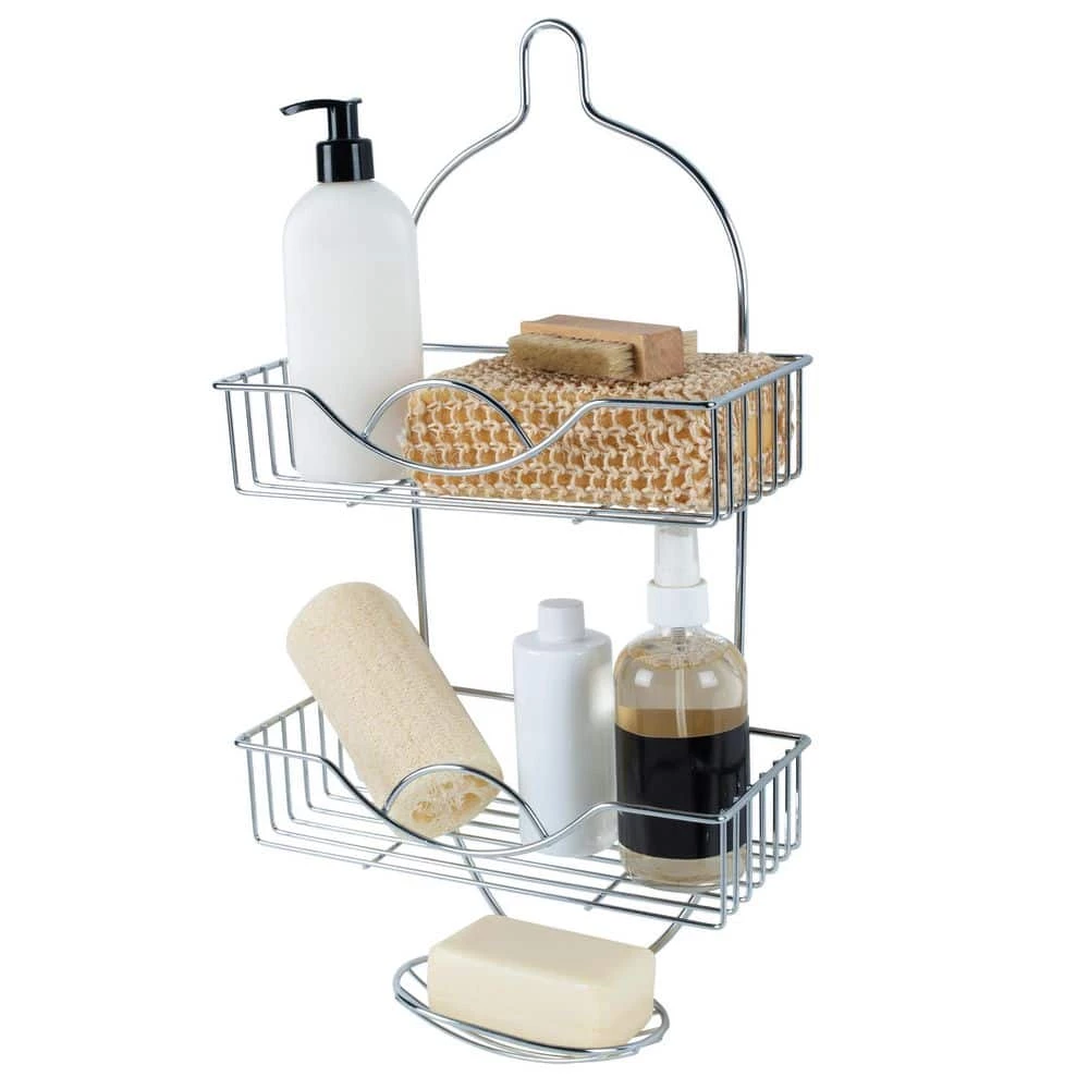 Bath Bliss Rainbow Design Shower Caddy in Chrome 4 Bath Bliss Rainbow Design Shower Caddy in Chrome - Image 2