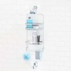 Better Living ASTRA 2-Tier Shower Caddy -Toilet Storage Shop chrome better living shower caddies 13214 31 1000