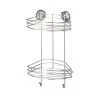 Wenko Vacuum Loc 2-Tier Corner Rack in Chrome