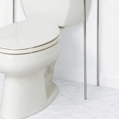 Zenna Home Arch Metal 23 in. W x 68.3 in. H x 10.5 in. D Chrome Over-the-Toilet Storage -Toilet Storage Shop chrome zenna home over the toilet storage 2501s 1f 1000