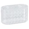 Bath Bliss Bathroom Organizer with Suction in Clear